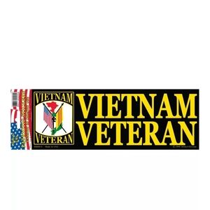 Vietnam Veteran Bumper Laptop Locker Car Window Wall Decal Sticker 3-1/4"X9"